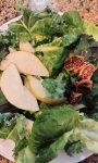 Pear, mint and fig salad